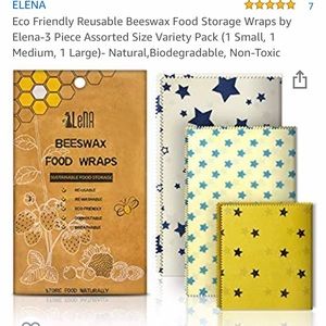 NEW Reusable Food Storage Wraps